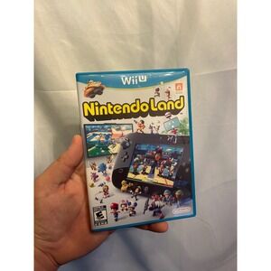 Nintendo Land Wii U Video Game Disc Case and Inserts